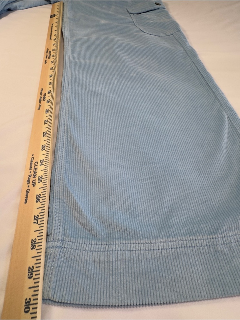 American Eagle Corduroy Cargo Pants Womens High Rise Baggy Wide Leg Skater SZ 6 - Picture 11 of 15